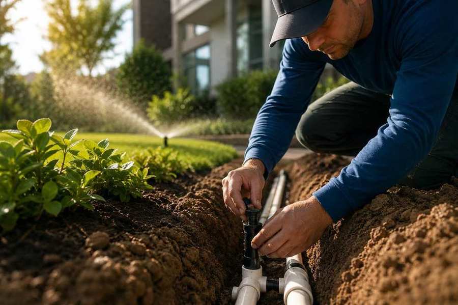 Irrigation Repair project Acworth Georgia